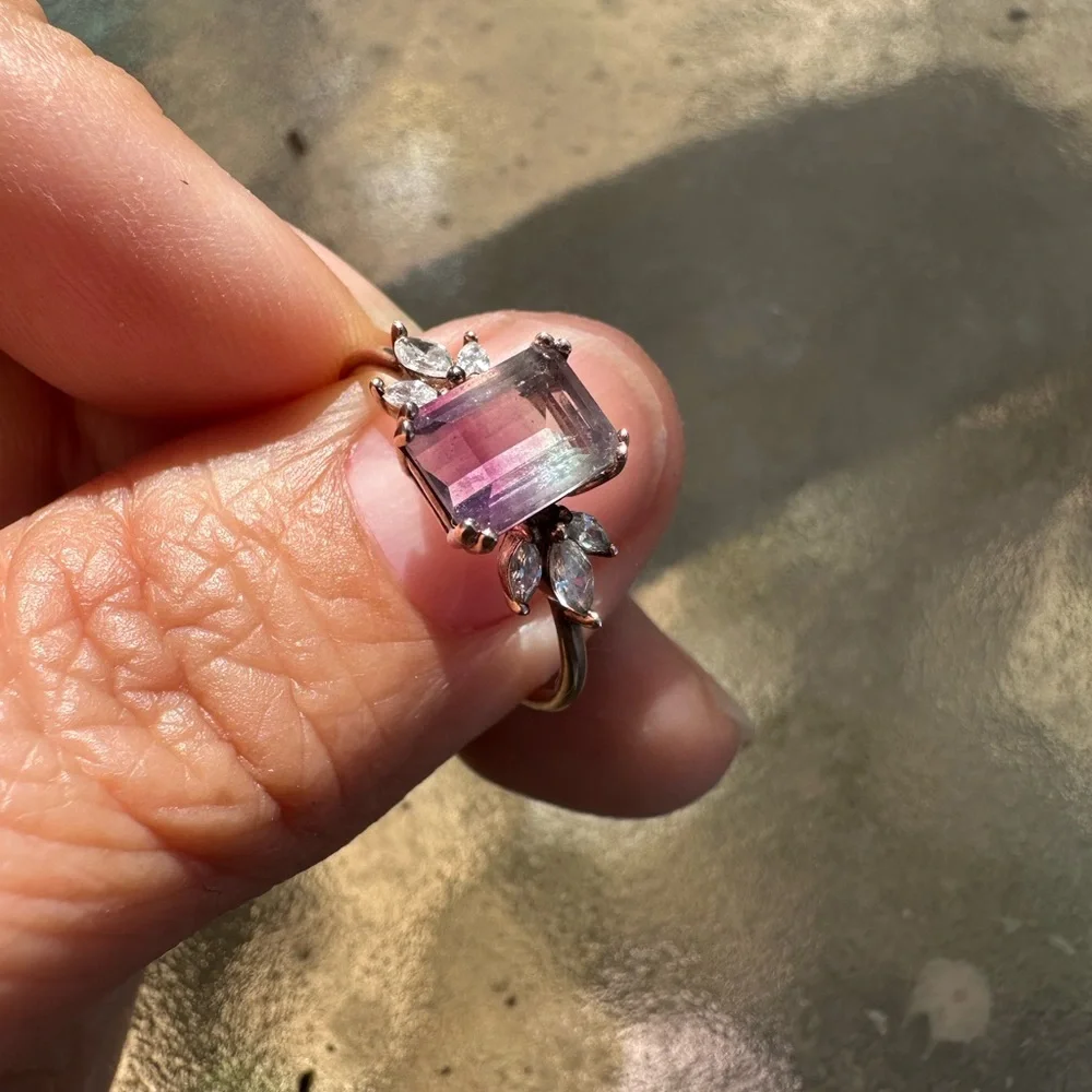 Local eclectic fluorite ring - Picture 2 of 2